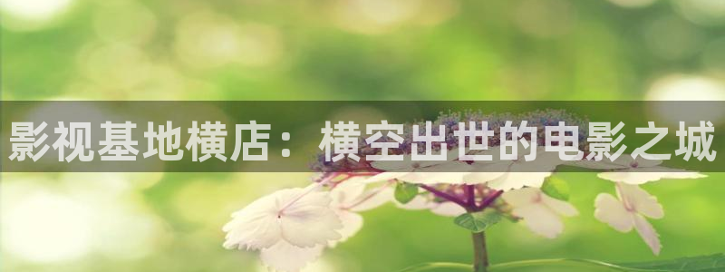 影视基地横店：横空出世的电影之城